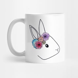 Flower Crown Bunny Mug